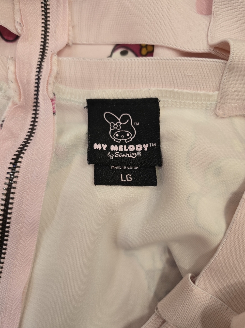 My Melody strappy suspender skirt Pink L - Picture 8 of 9